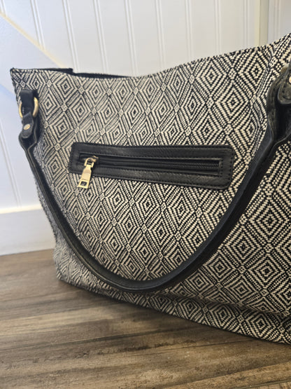 Connar Diamond Print Tote