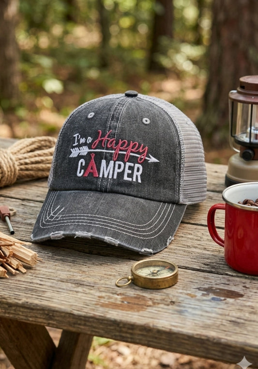 I'm a Happy Camper Hat