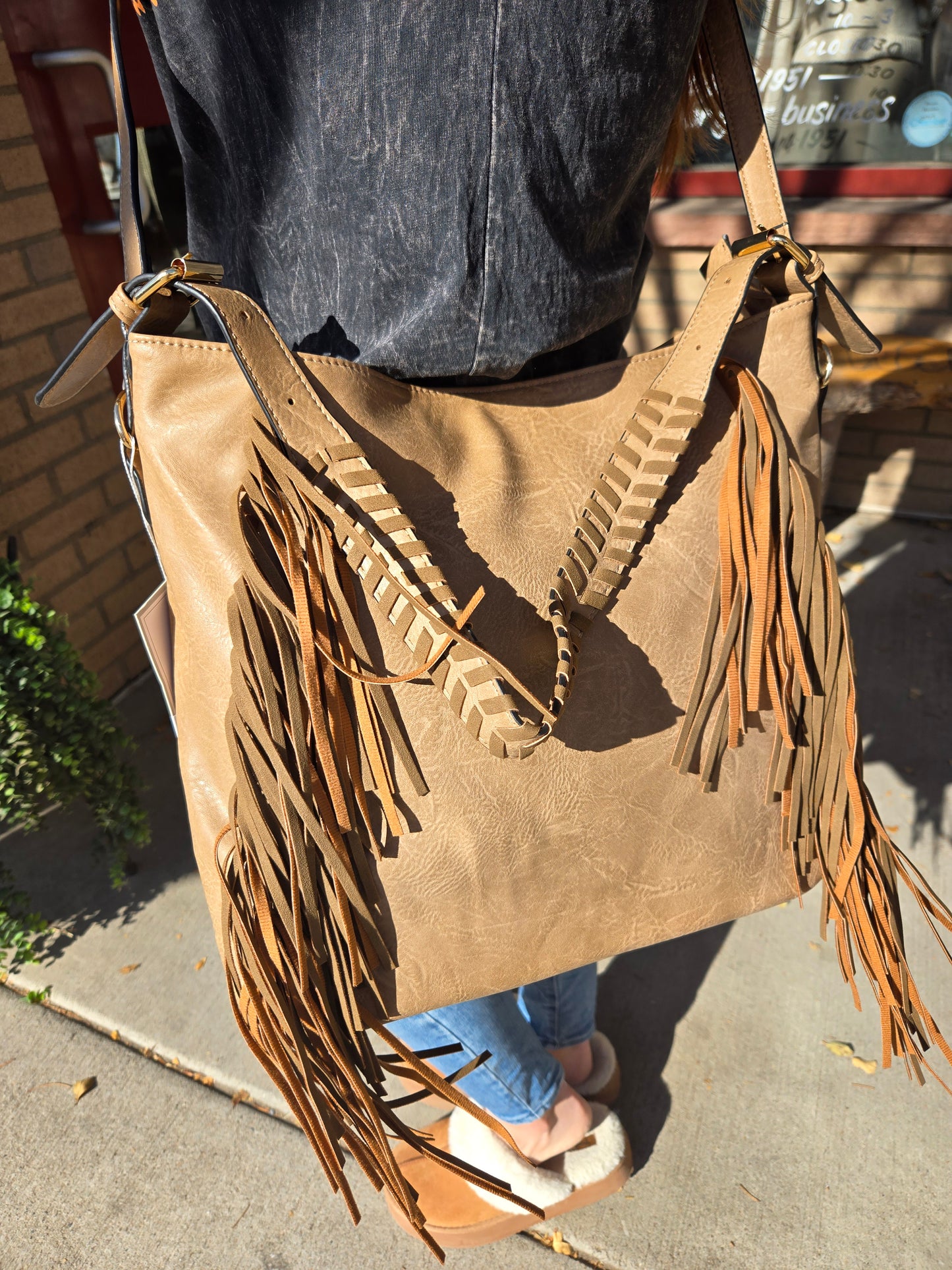 Fringe Hobo Purse
