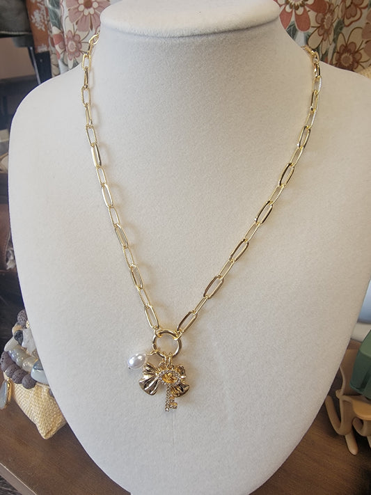 Gold Charm Necklace