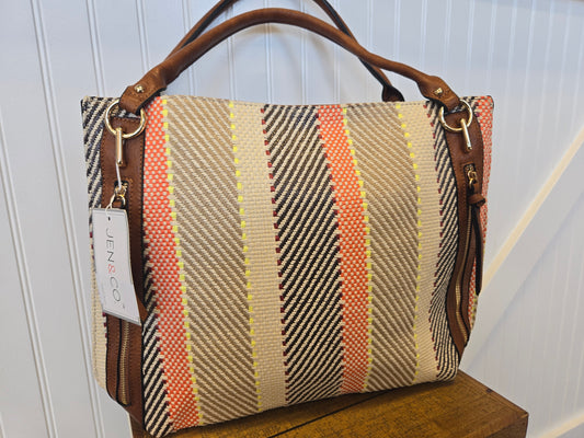Connar Striped Tote