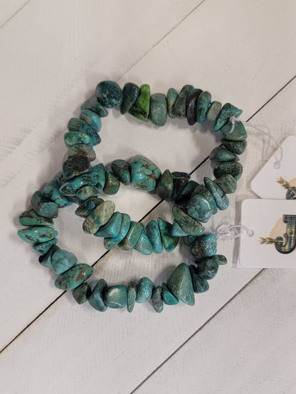 Chunky Turquoise Beaded Bracelet