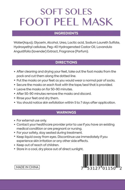 Soft Souls Foot Peel Mask