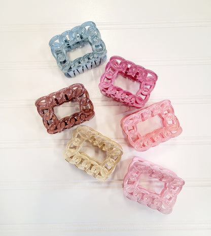 Square Looped Hair Clips