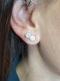 Round Stud Earrings