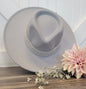 Wide Panama Hat with Thick Woven Band