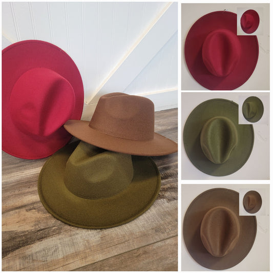 Felt Wide Brim Hat