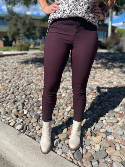 Mid Rise Hyper Stretch Skinnies