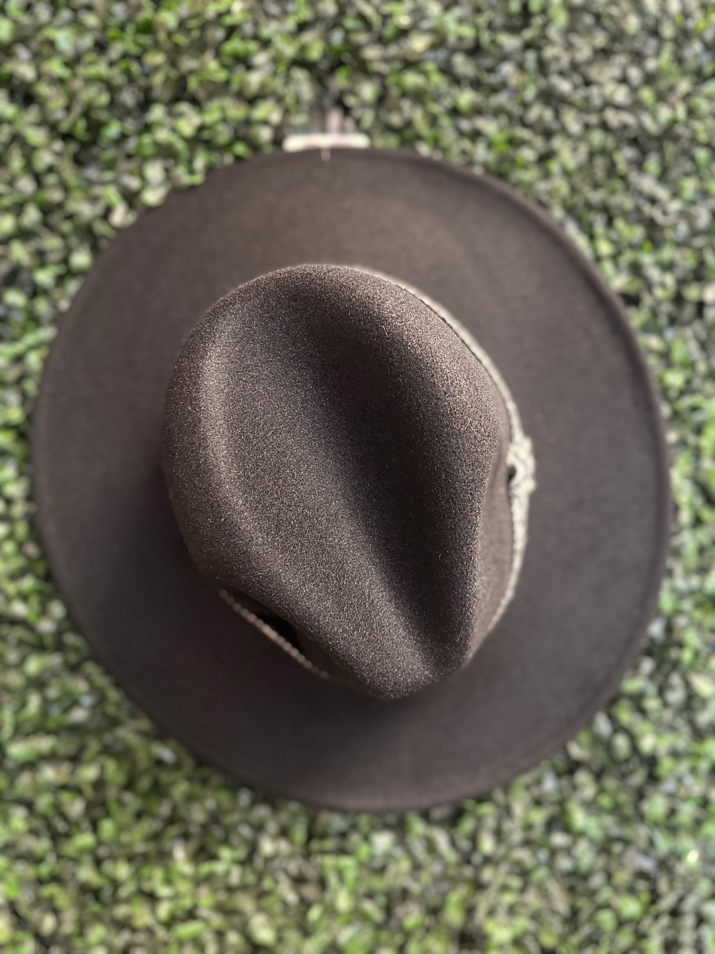 Wide Brim Hat with Small Aztec Band